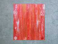 Abstraktes Acrylbild in rot modern und schlicht