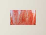 Modernes Acrylbild abstrakt in peach und Lachsfarben